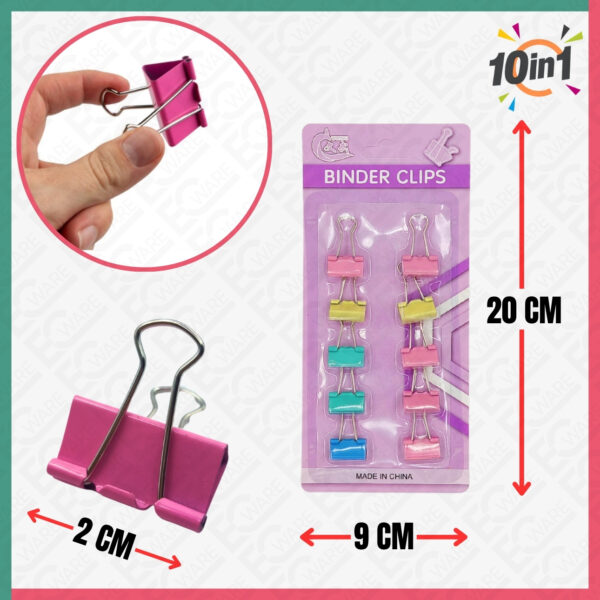 Binder Clips (10Pcs) [20MM]