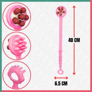 Back Scratcher With Round Massage Stick