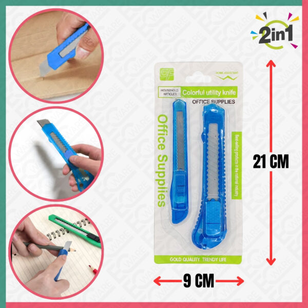 2Pcs Utility Knife Set