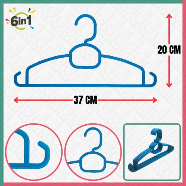 6Pcs Colour Hanger (228/6)