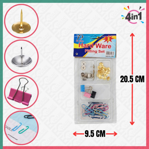 Thumb Tack/Binder Clips/Paper Clips Mix