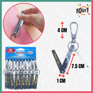 10Pcs Keychain Nail Clipper