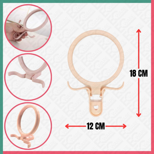 Round Mirror With Handle