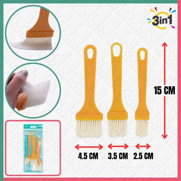 3Pcs Nylon Paint Brush