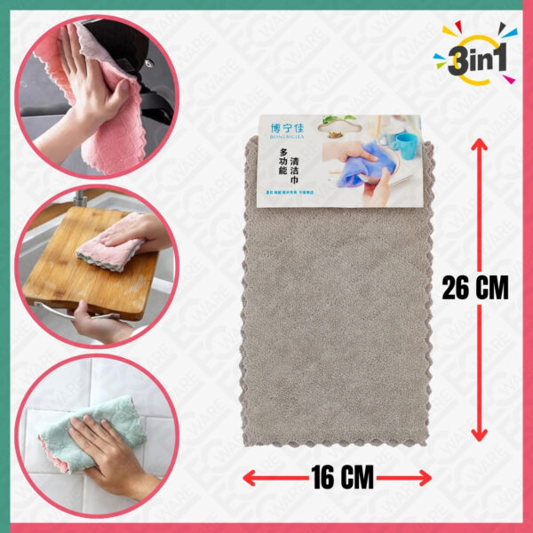 4Pcs Cleaning Cloth (BONINGJIA)
