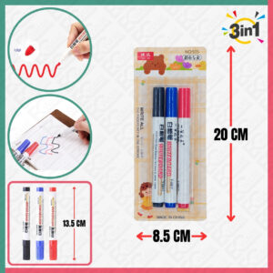 3Pcs Marker Pen (3 Colours)