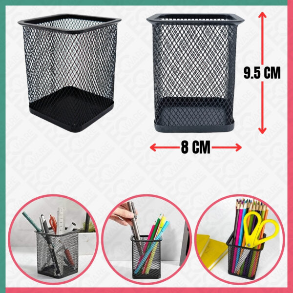 Pen Holder (Square Metal)