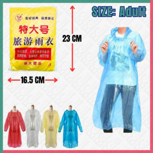 Disposable Raincoat (Large Size)