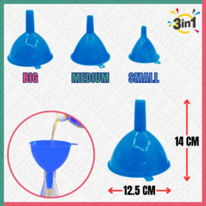 3Pcs Funnels Set