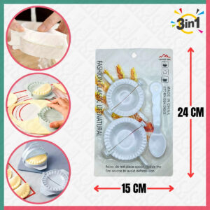 2Pcs Curry Puff Mould + Spoon
