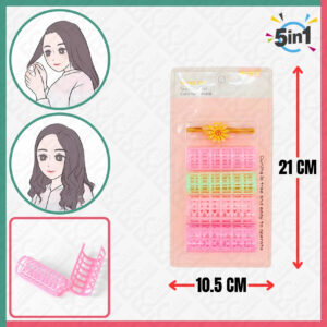 4Pcs Curly Hair + Rubber Band (MIXUEER)