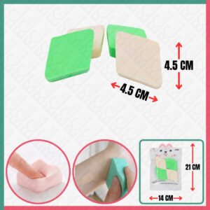 4Pcs Powder Puff (MIXUEER)