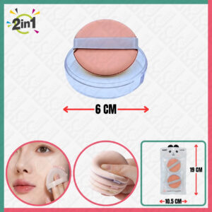 2Pcs Powder Puff (MIXUEER)