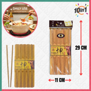 10Pair Chopsticks (Wooden)