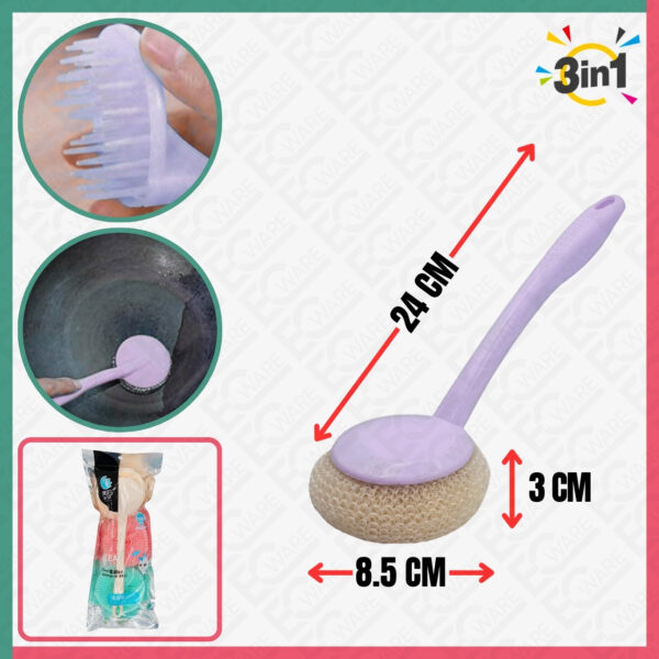 3Pcs Fiber Cleaning Ball With Handle