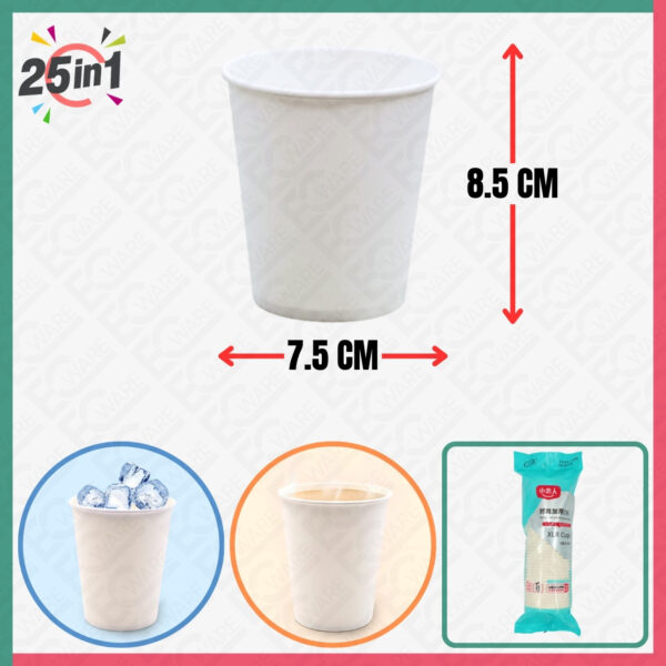 25Pcs XLR Paper Cups