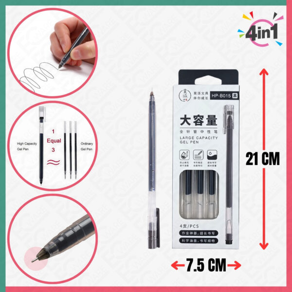 4Pcs Ink Pens