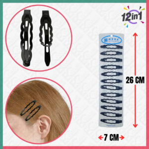 12Pcs Hair Pin (Wave)