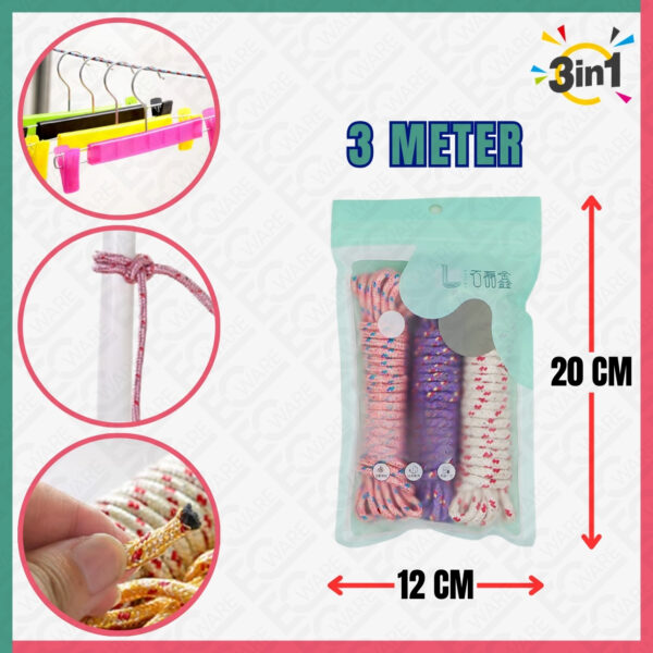 3Pcs Drying Rope [3 METER]