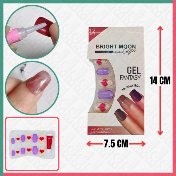 Nail Art Decoration Mix Bright Moon (2077-1)