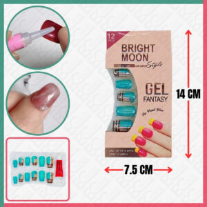 Nail Art Decoration Mix Bright Moon (2077-2)