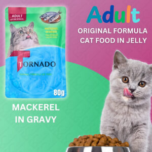 TORNADO Adult Cat Mackerel In Gravy (80G)