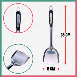 Black Stainless Steel Turner Spatula