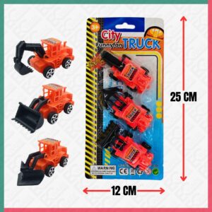 3Pcs City Truck Funnyfan