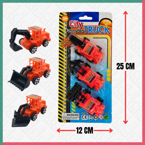 3Pcs City Truck Funnyfan