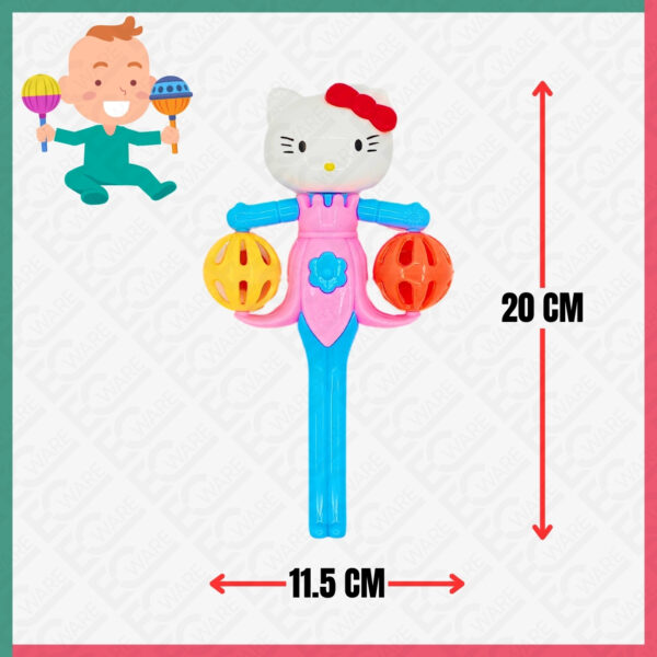 2 Bells kitty Rattle Hand Ring