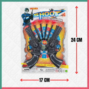 SHOOT Police Play Set (2Pcs Gun+4Pcs Bullet)