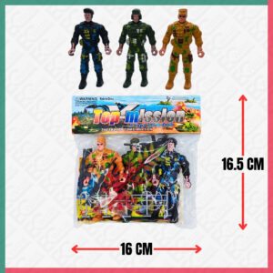 3Pcs Soldiers Top Mission