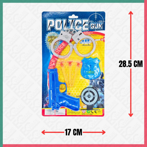 Police Gun Play Set With Handcuff