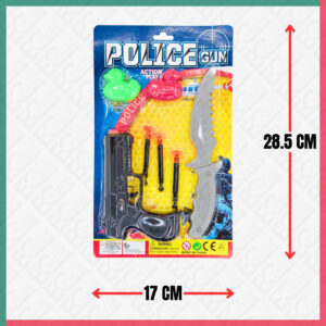 Police Gun Play Set With Dagger
