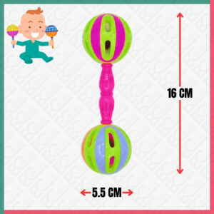 2 Balls Rattle Hand Ring