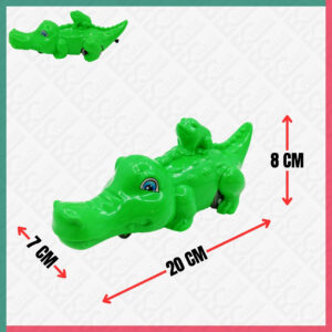 Pull String Crocodile With Bell Sound