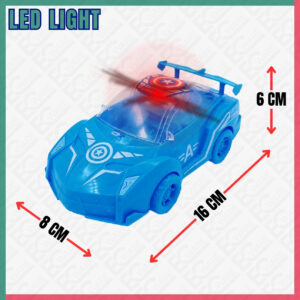 Pull String Heroes Car With LED Light