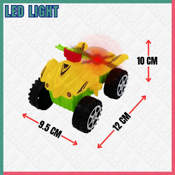 Pull String 4 Wheels Motorbike With LED Light