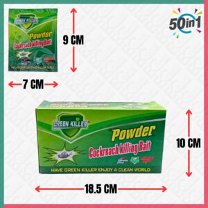50Pcs Cockroach Killing Bait Powder