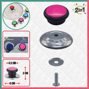 2Pcs Glass Replacement Pot Lid Handle