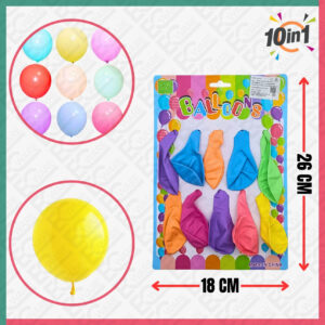 10Pcs Balloons (CF)