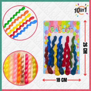 10Pcs Balloons (CF)