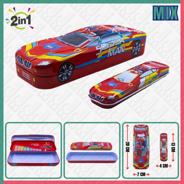 2Pcs Metal Stationery Box (Hero Series)