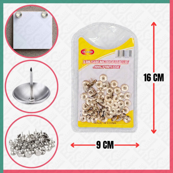 Thumb Tacks (Silver)