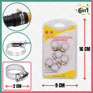 Adjustable Hose Clip Clamp [6Pcs]