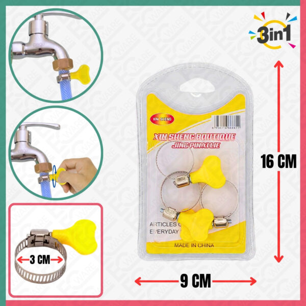 Adjustable Hose Clip Clamp [3Pcs]