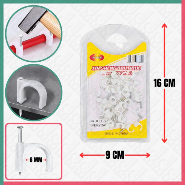 PVC Cable Clip [6MM]