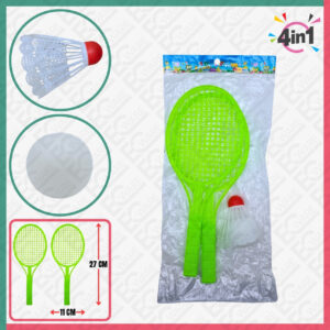 2Pcs Badminton Racket & Balls Set