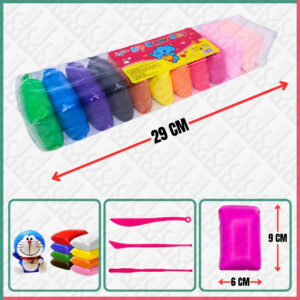 12Pcs Colour Super Light Clays (BIG)