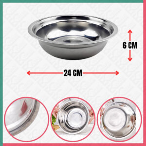 Bowl Stainless Steel [24CM]